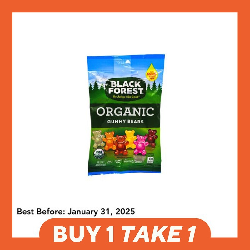 [B1T1] Black Forest Organic Gummy Bears (113g)