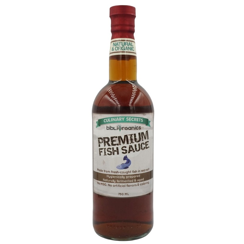 Bibliorganics Premium Fish Sauce Patis (750ml)