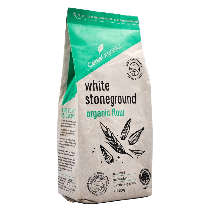 Ceres Organics Flour White Stoneground (800g)