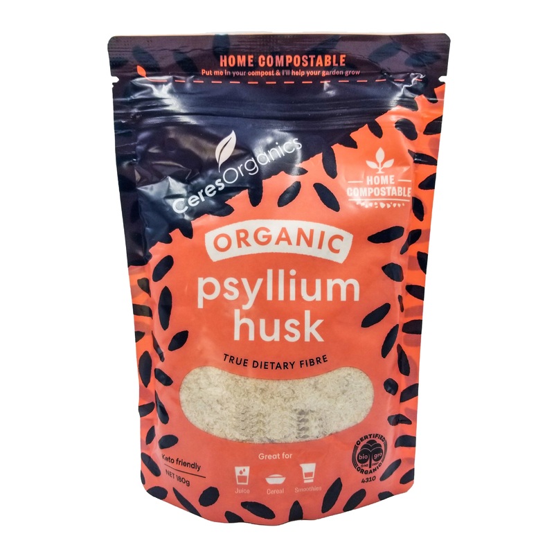 Ceres Organics Psyllium Husk Fiber (180g)