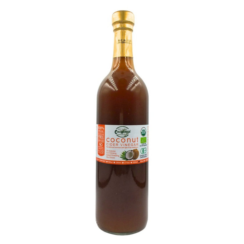 CocoWonder Organic Coconut Cider Vinegar (750ml)