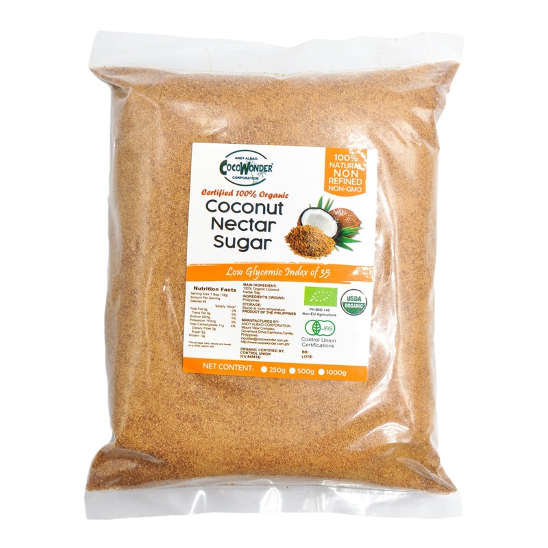 CocoWonder Organic Coconut Sugar (500g)