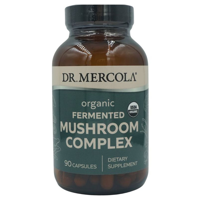 Dr. Mercola Organic Fermented Mushroom Complex 1.9g (90 capsules)