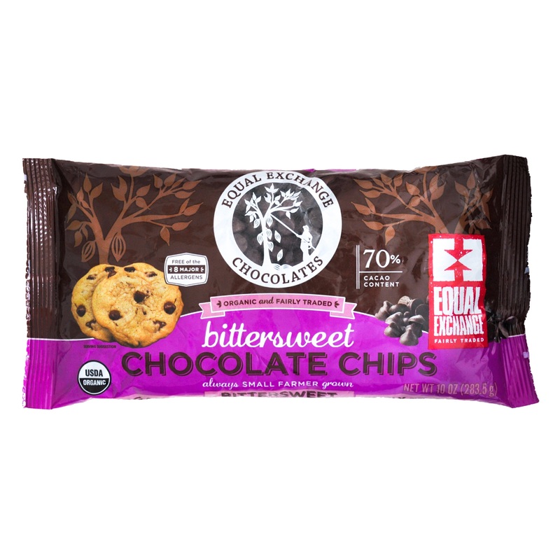 Equal Exchange Bittersweet Chocolate Chips – 70% (283g)