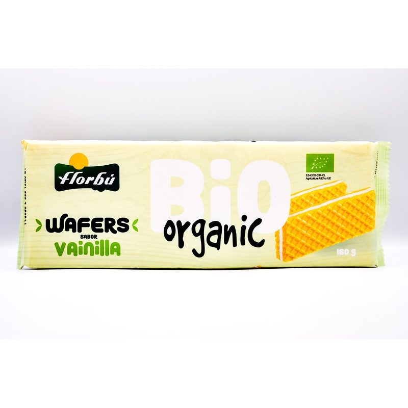Florbu Bio Organic Wafers – Vanilla (160g)