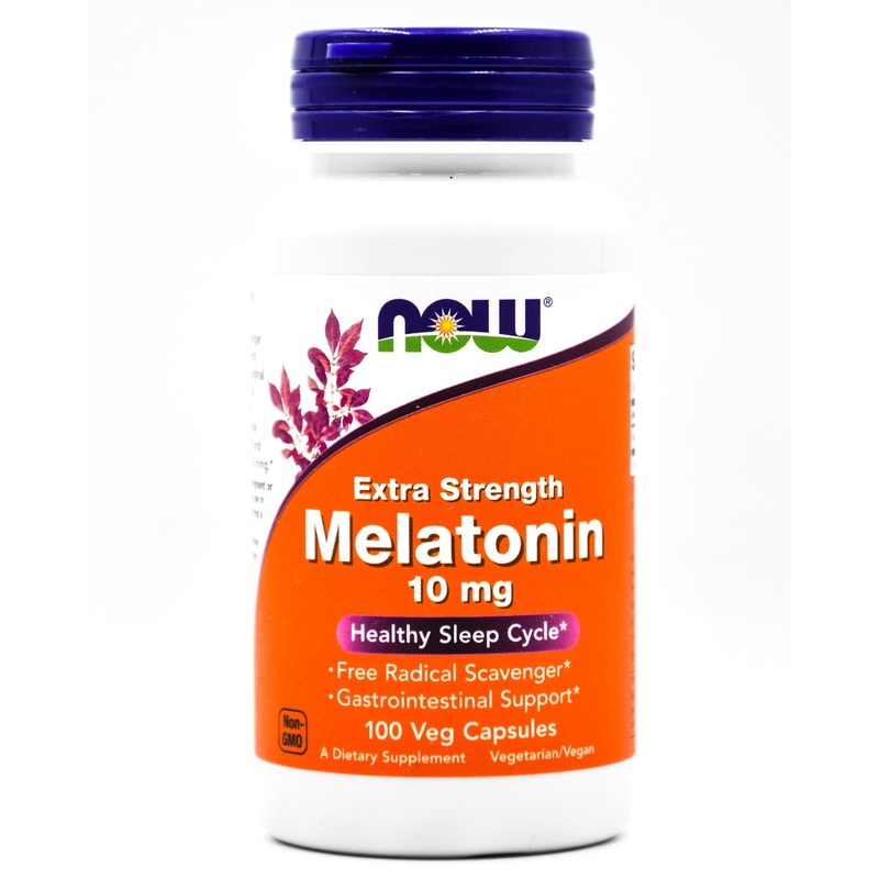 Now Melatonin 10mg (100 caps)