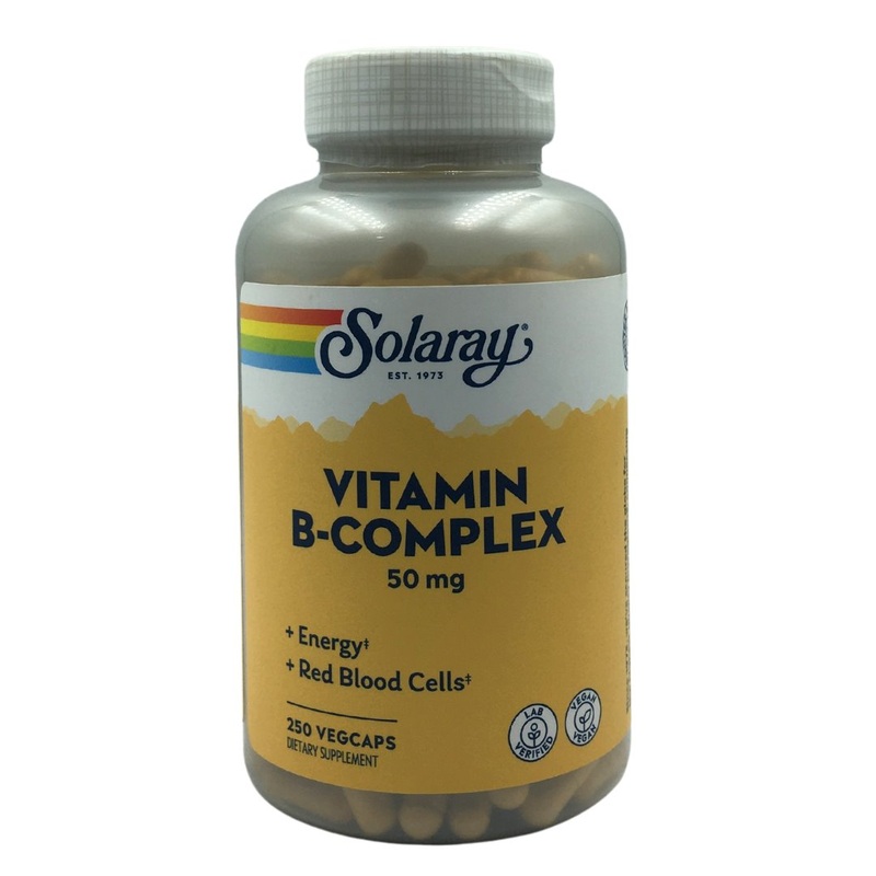 Solaray Vitamin B Complex 50 (250 veg caps)