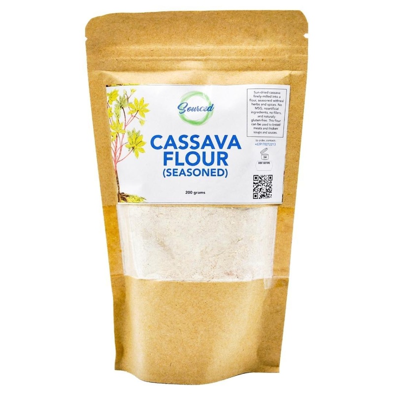 Sourced Cassava Flour – Seasoned (200g)