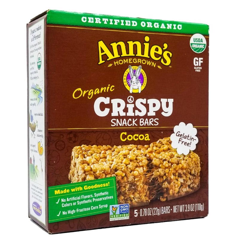 Annie’s Organic Crispy Snack Bar – Cocoa (110g)