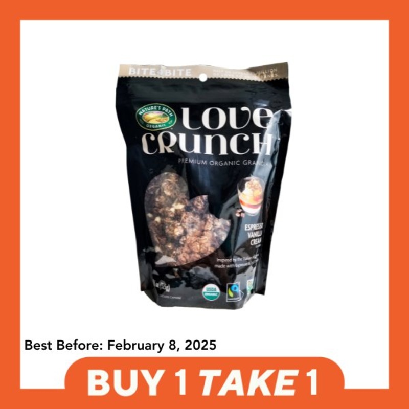 [B1T1] Love Crunch Organic Granola Espresso Vanilla Cream (325g)