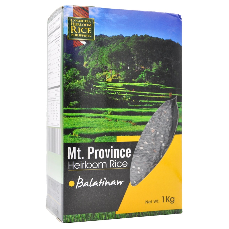 Mt. Province Heirloom Organic Purple Rice (1kg)