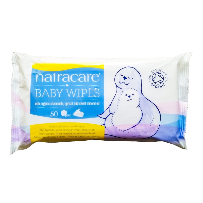Natracare Organic Baby Wipes (50 wipes)