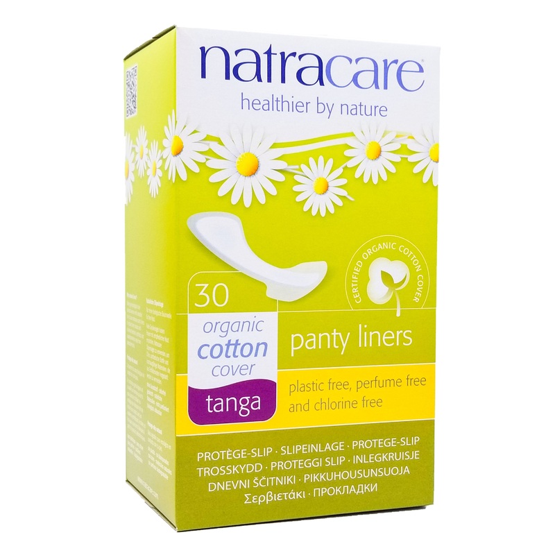 Natracare Organic Panty Liners – Tanga (30 pads)