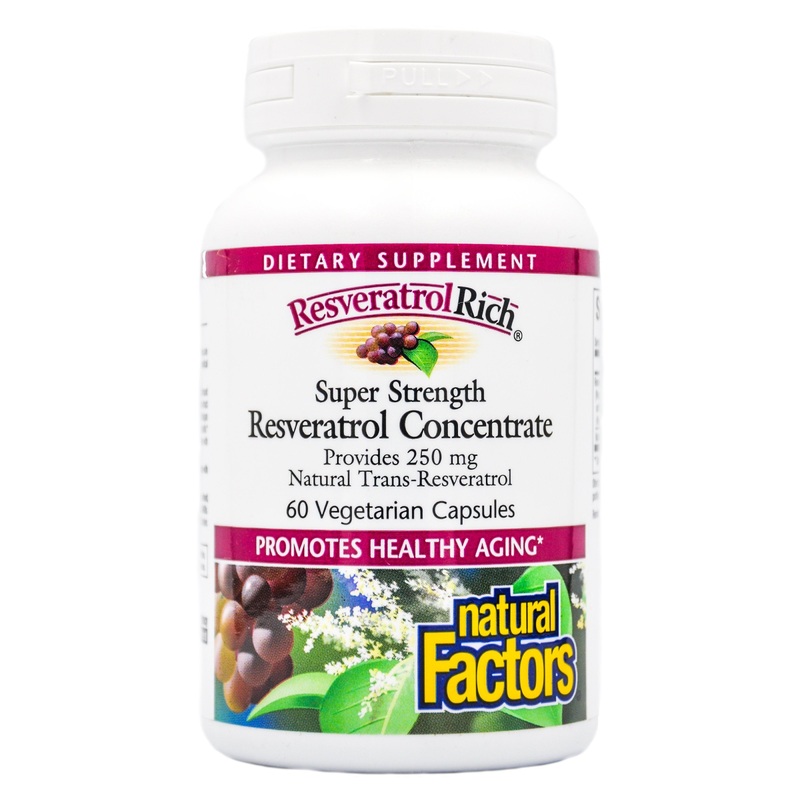 Natural Factors Resveratrol 250mg (60 capsules)