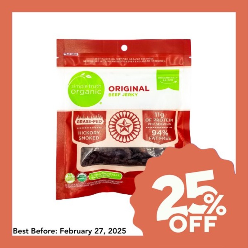 Simple Truth Organic Beef Jerky – Original (70g)