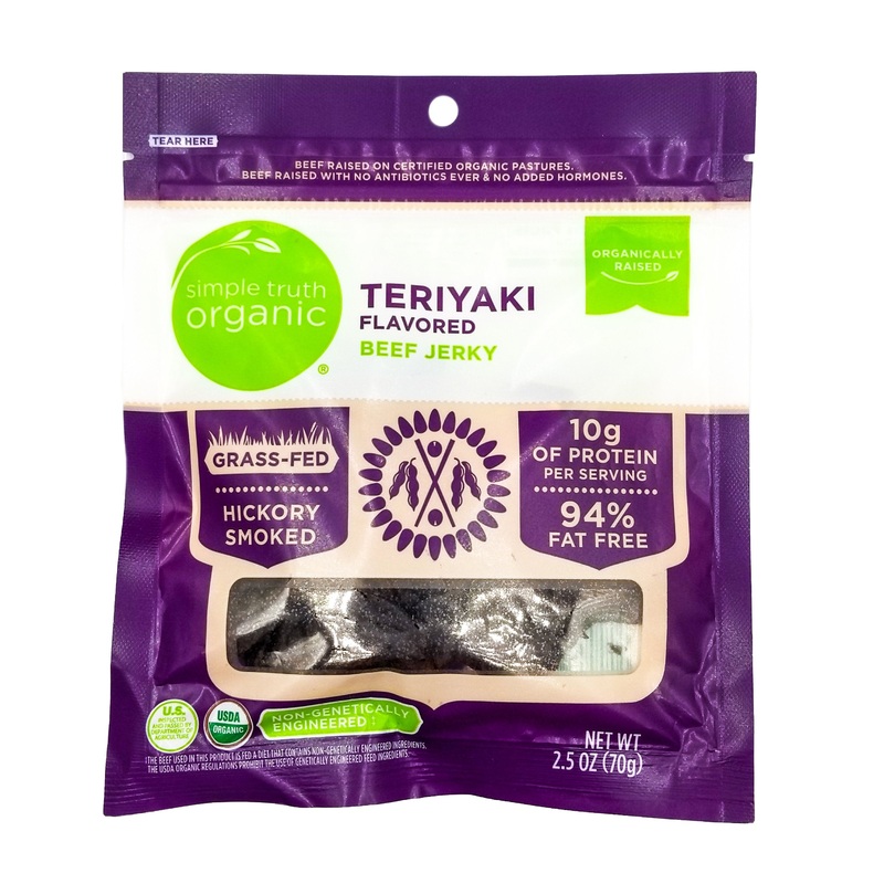 Simple Truth Organic Beef Jerky – Teriyaki (70g)