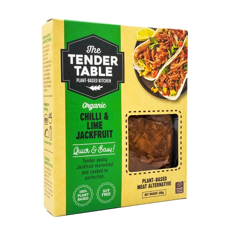 Tender Table Organic Vegan Jackfruit Meal – Chili & Lime Jackfruit (300g)