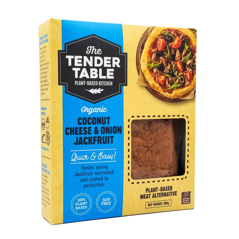 Tender Table Organic Vegan Jackfruit Meal – Coconut Cheese & Onion (300g)