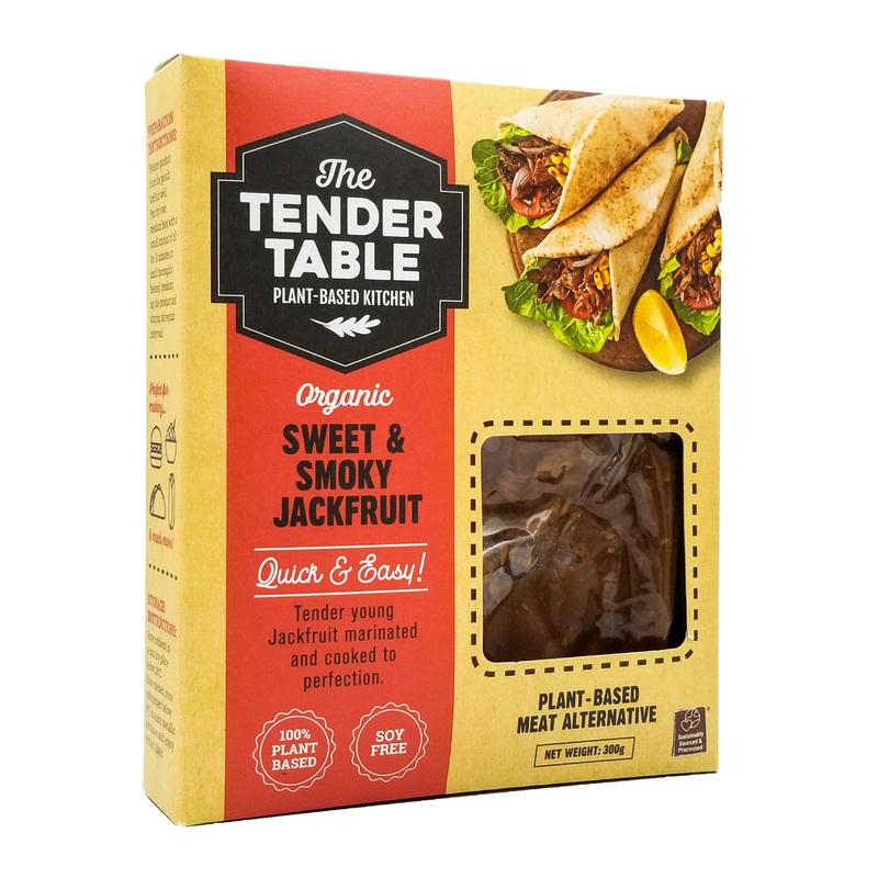Tender Table Organic Vegan Jackfruit Meal – Sweet & Smoky (300g)