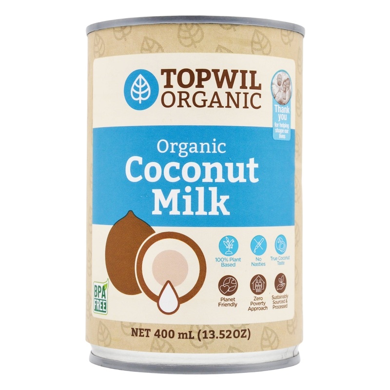 Topwil Organic Coconut Milk (Canned) (400ml)