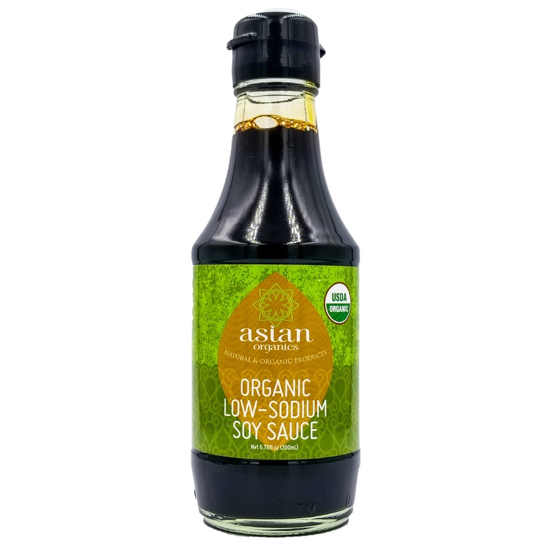 Asian Organics Low Sodium Soy Sauce (200ml)