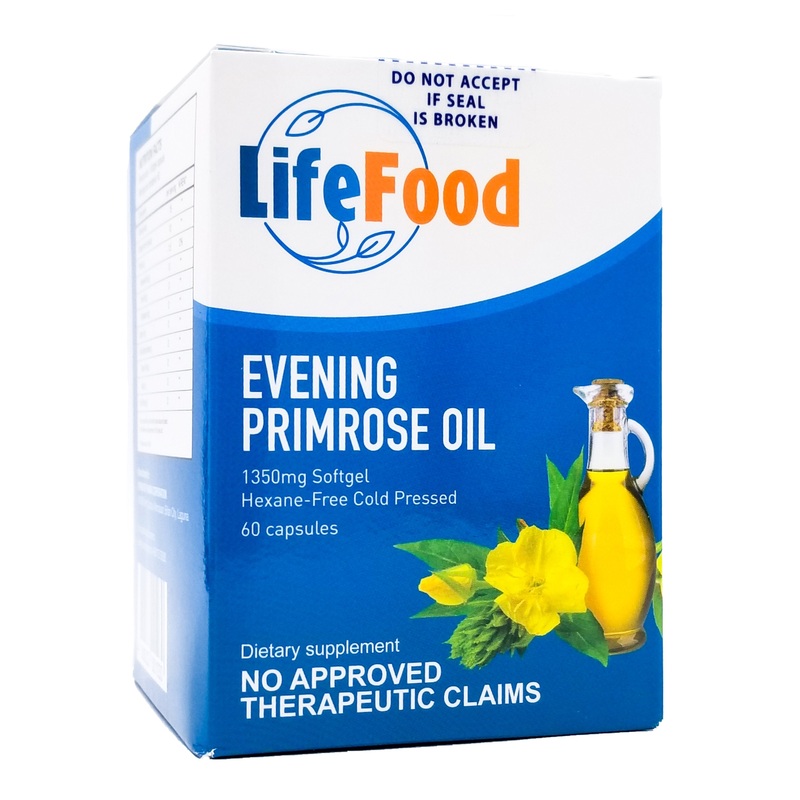 LifeFood Evening Primrose Oil 1350mg (60 softgels)