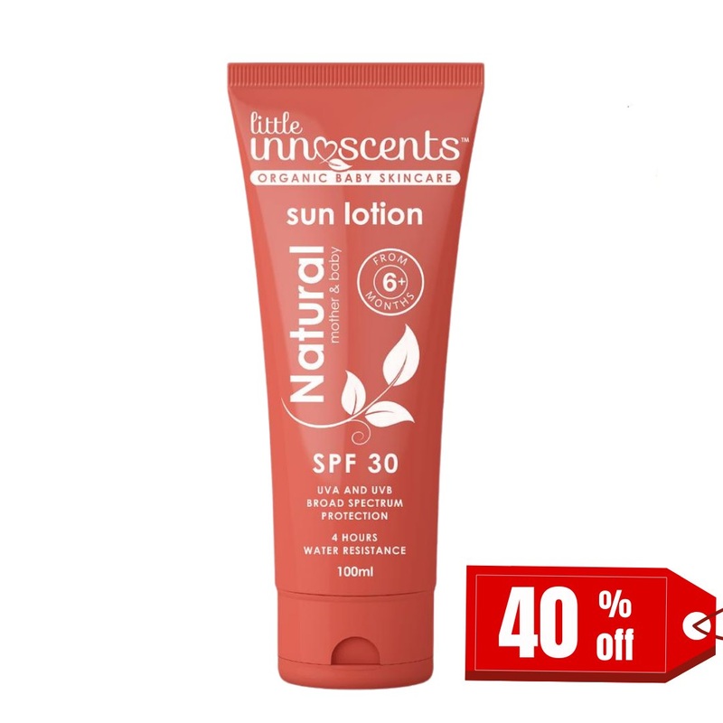 Little Innoscents Organic Baby Sun Lotion SPF 30 (100ml)