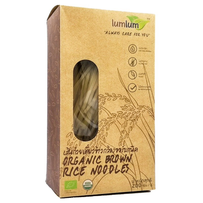 Lumlum Organic Brown Rice Noodles (200g)