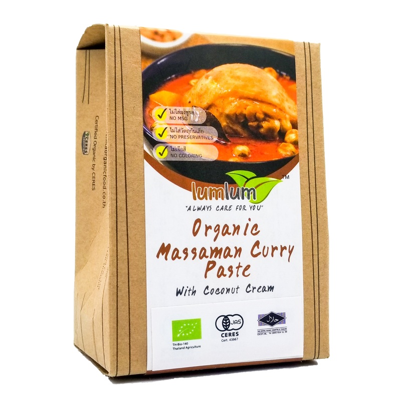 Lumlum Organic Massaman Curry Paste w/ Coconut Cream (100g)