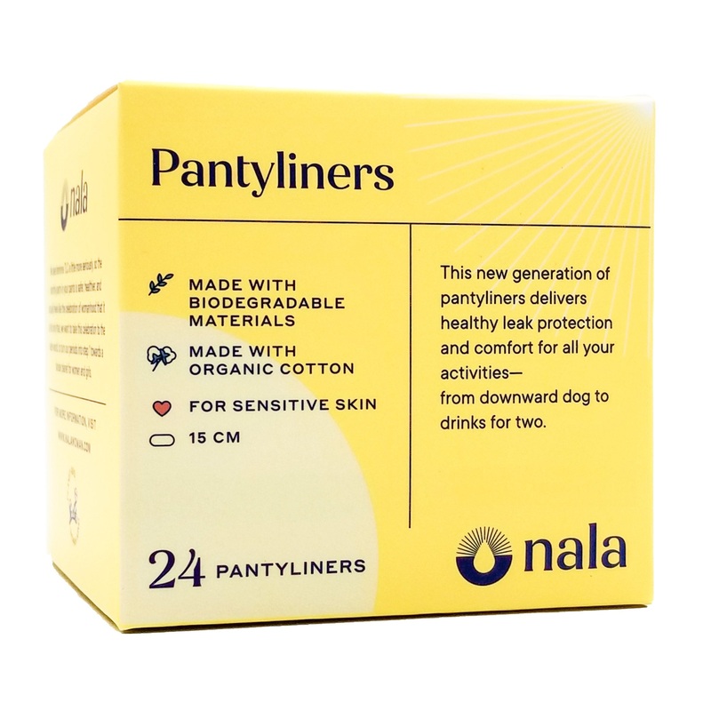 Nala Organic Biodegradable Panty Liners (24 pads)