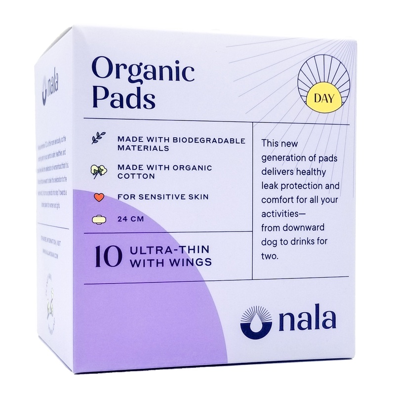 Nala Organic Biodegradable Sanitary Pads – Day (10 pads)