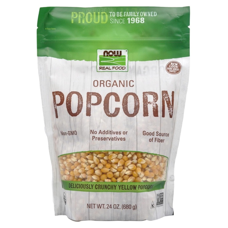 Now Real Food Organic Popcorn (680g)