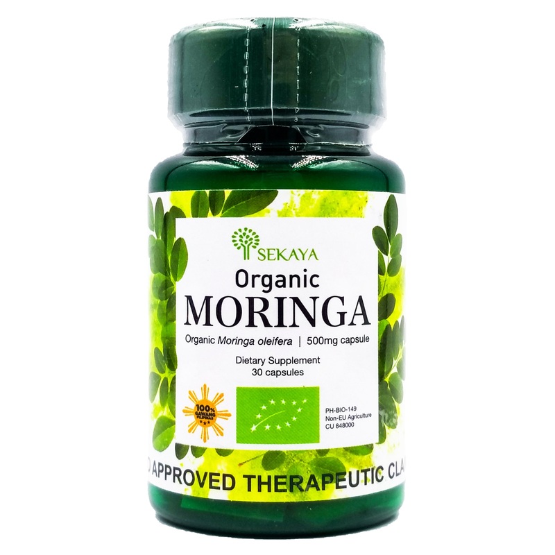 Sekaya Organic Moringa (Malunggay) 500mg (30 caps)
