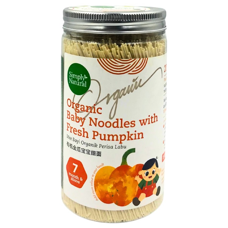 Simply Natural Organic Baby Noodles 7+ months – Pumpkin (200g)