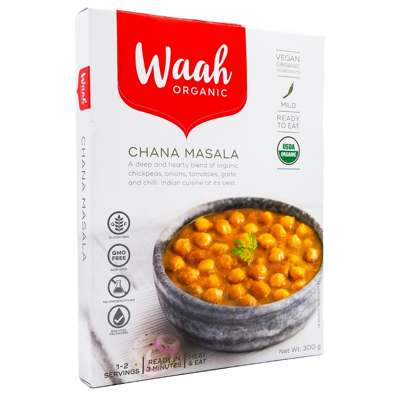Waah Organic Chana Masala  – Ready to eat (300g)