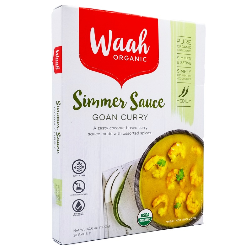 Waah Organic Simmer Sauce – Goan Curry (300g)