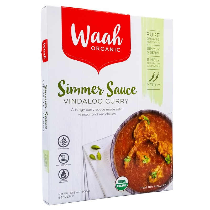 Waah Organic Simmer Sauce – Vindaloo Curry (300g)