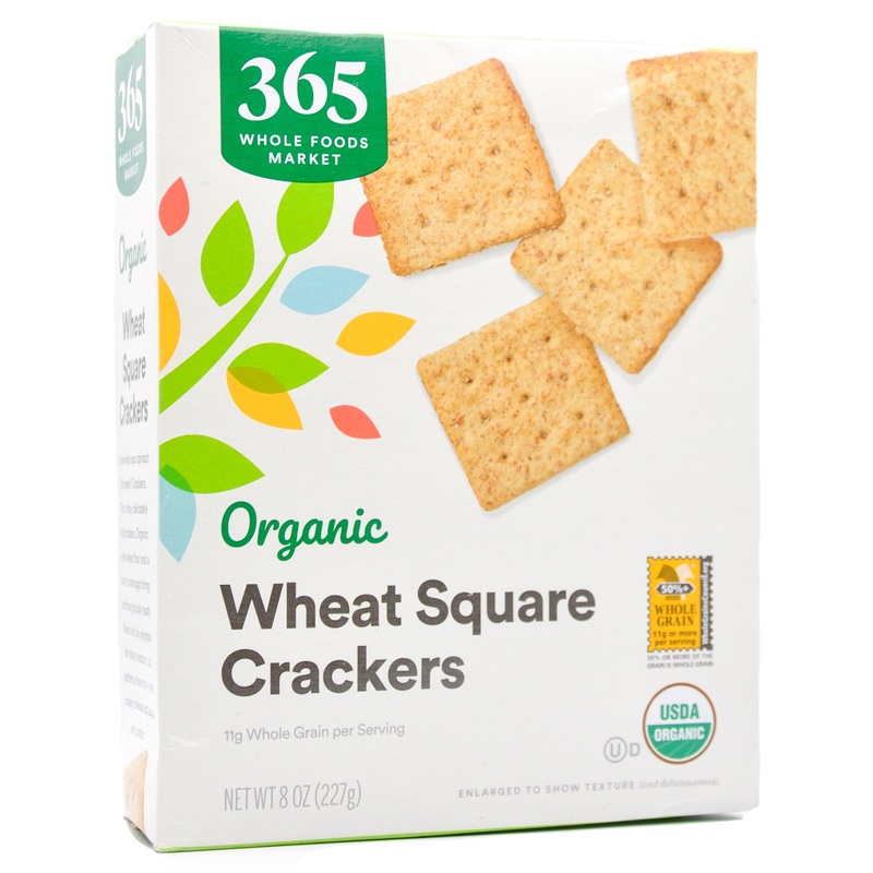 365 Organic Wheat Square Crackers (227g)