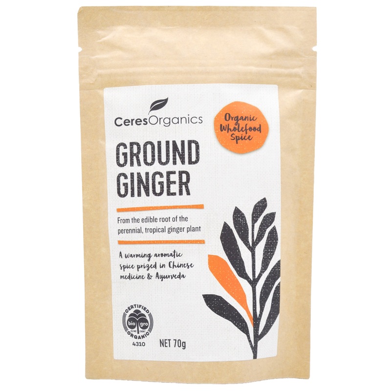 Ceres Organics Ground Ginger Powder (70g)
