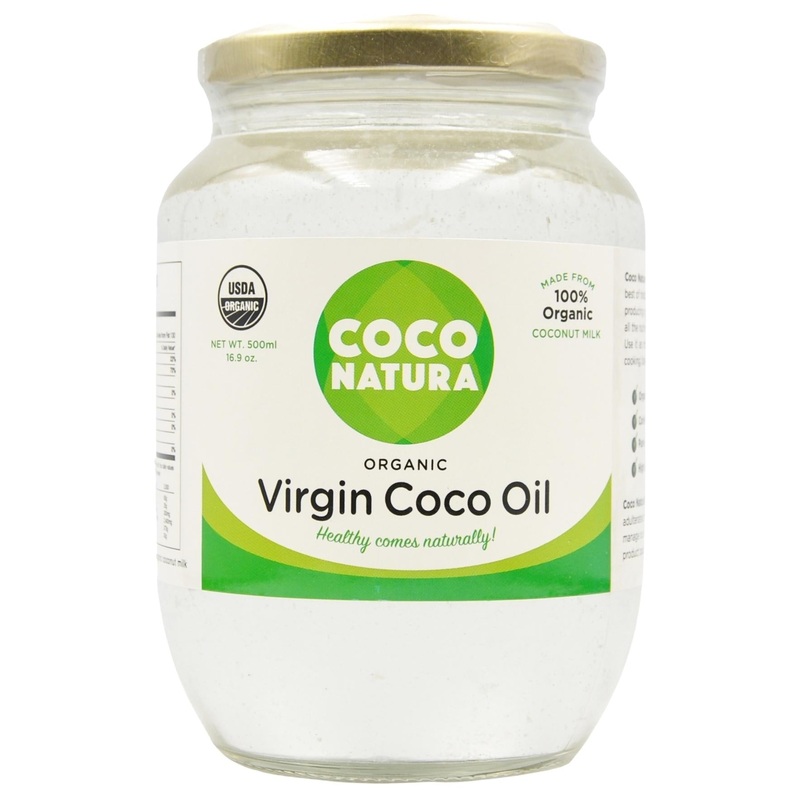 Coco Natura Organic Virgin Coconut Oil – Wide Mouth Jar (500ml)