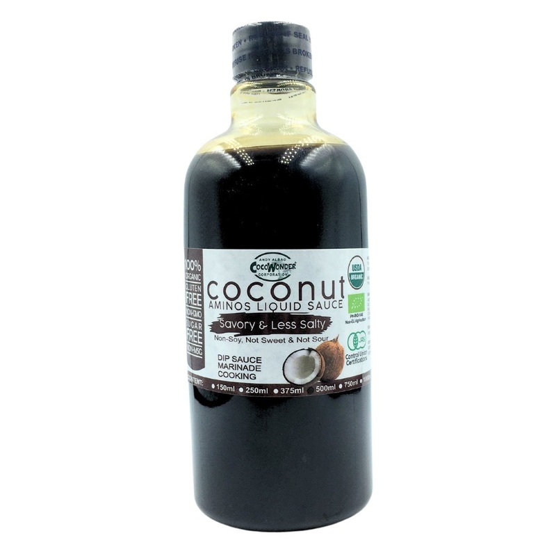 CocoWonder Organic Coconut Aminos Liquid Sauce (500ml) – Plastic Bottle