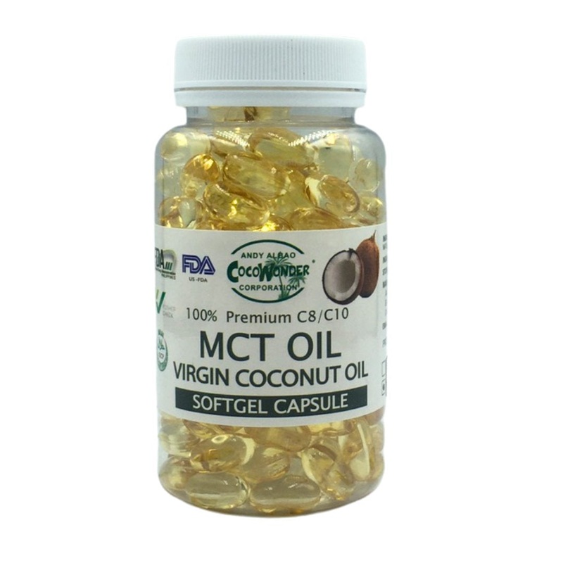 CocoWonder Organic Coconut MCT Oil Encapsulated 500mg (180 softgels)