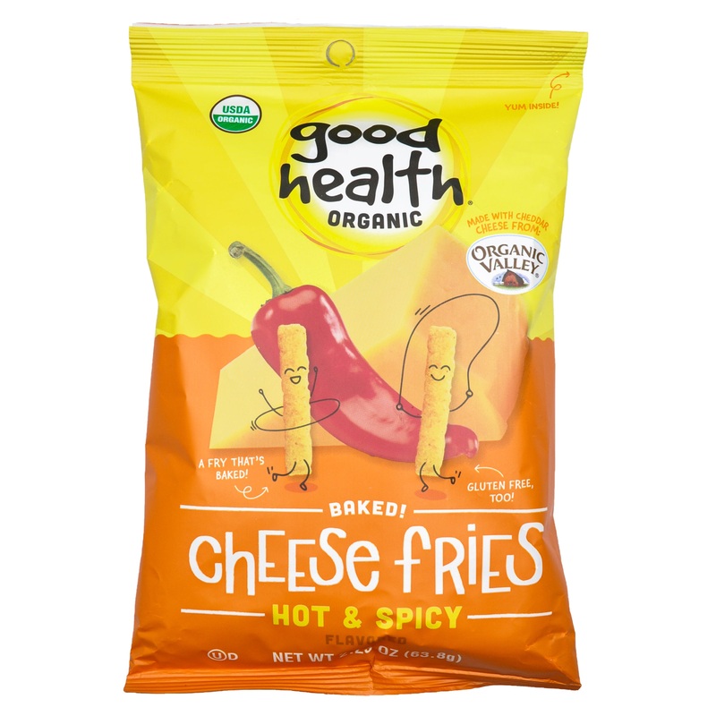 Good Health Organic Baked Cheese Fries – Hot & Spicy (64g)