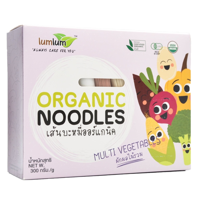 Lumlum Organic Baby Noodles 7+ months – Multi Vegetables (300g)