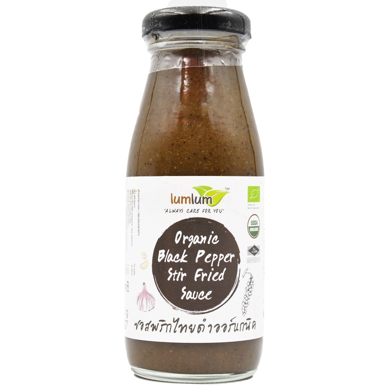 Lumlum Organic Black Pepper Stir Fried Sauce (200g)