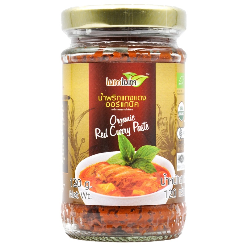 Lumlum Organic Red Curry Paste (120g)