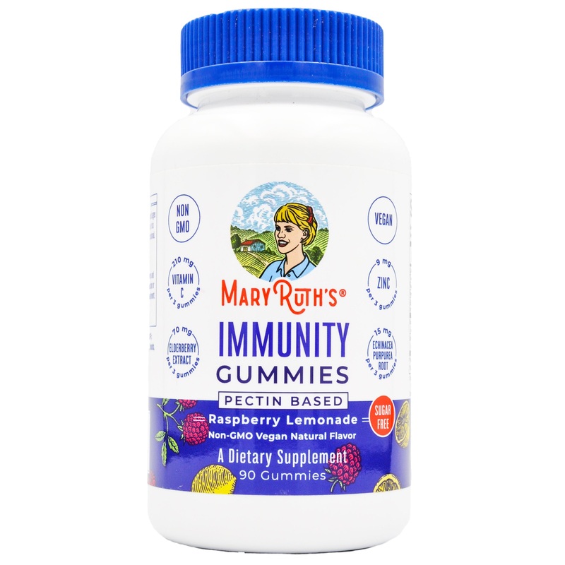 Mary Ruth’s Organic Immunity Gummies – Raspberry Lemonade (90 gummies)