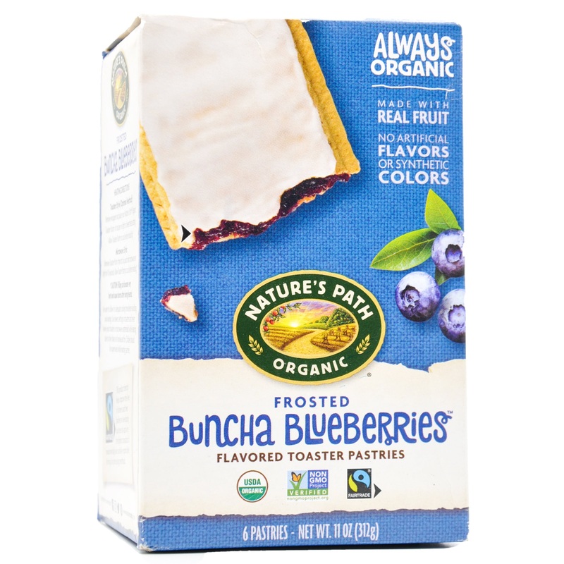Nature’s Path Organic Toaster Pastries – Frosted Buncha Blueberries (312g)