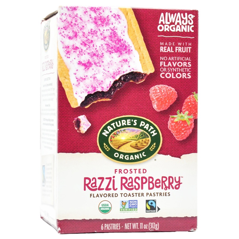 Nature’s Path Organic Toaster Pastries – Frosted Razzi Raspberry (312g)