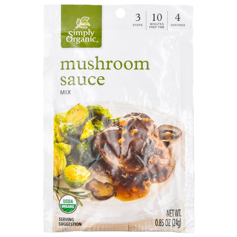 Simply Organic Mushroom Sauce Mix (24g)